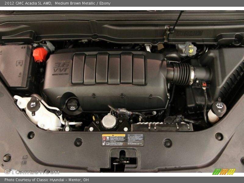 Medium Brown Metallic / Ebony 2012 GMC Acadia SL AWD