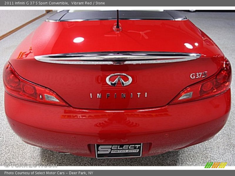 Vibrant Red / Stone 2011 Infiniti G 37 S Sport Convertible