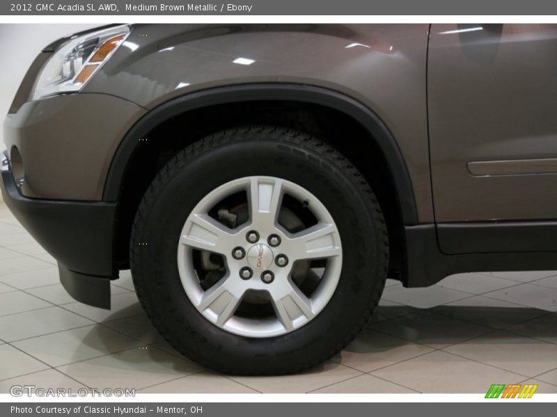 Medium Brown Metallic / Ebony 2012 GMC Acadia SL AWD