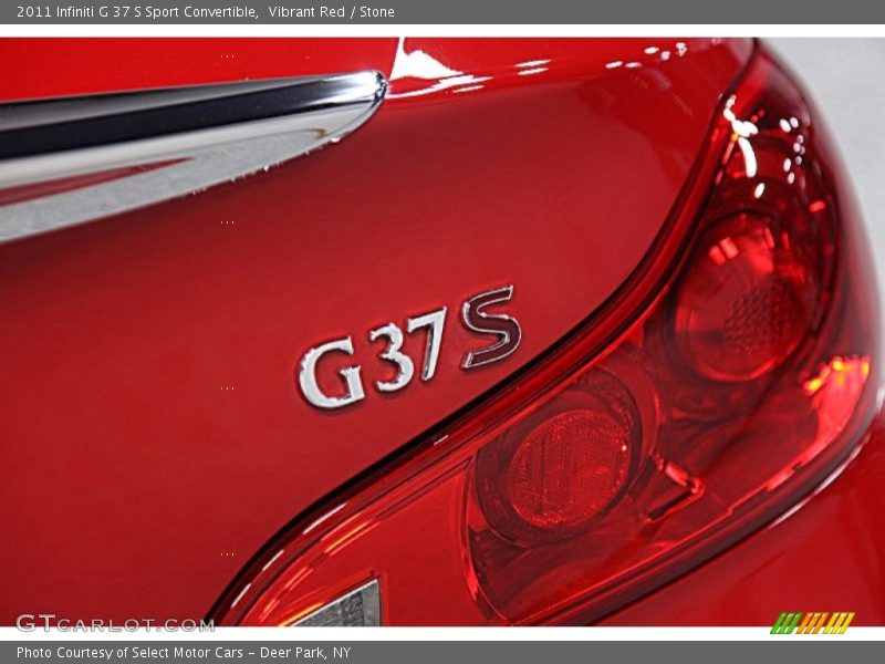 Vibrant Red / Stone 2011 Infiniti G 37 S Sport Convertible