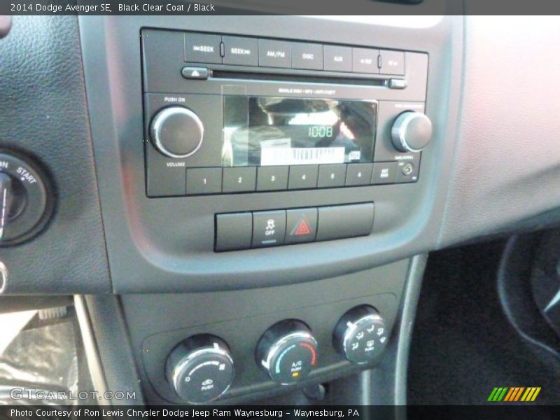 Black Clear Coat / Black 2014 Dodge Avenger SE
