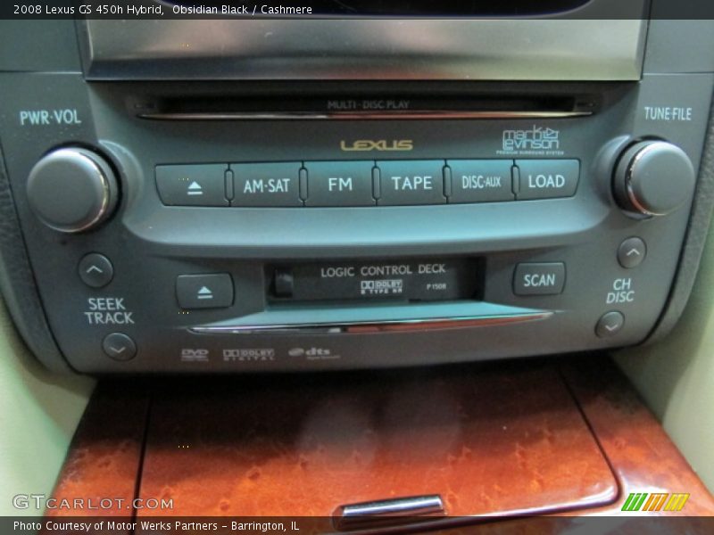 Obsidian Black / Cashmere 2008 Lexus GS 450h Hybrid