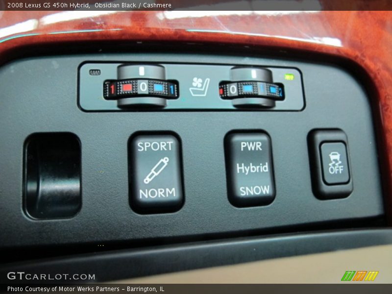 Obsidian Black / Cashmere 2008 Lexus GS 450h Hybrid