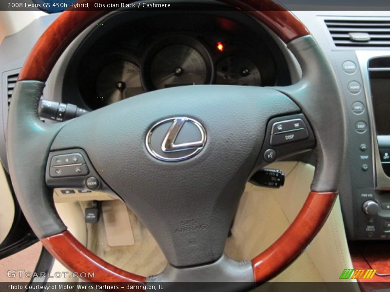 Obsidian Black / Cashmere 2008 Lexus GS 450h Hybrid