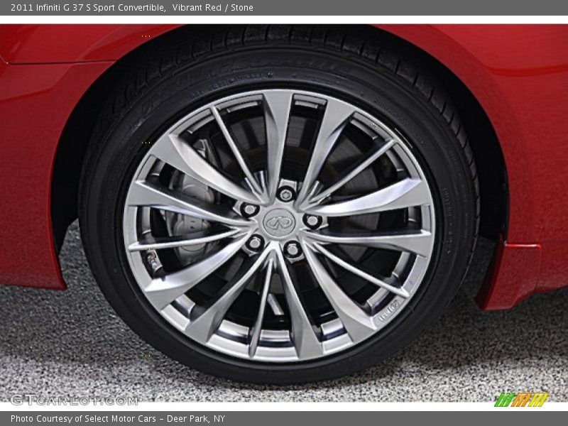 Vibrant Red / Stone 2011 Infiniti G 37 S Sport Convertible