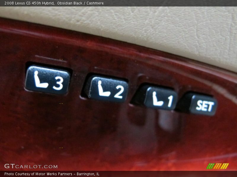 Obsidian Black / Cashmere 2008 Lexus GS 450h Hybrid