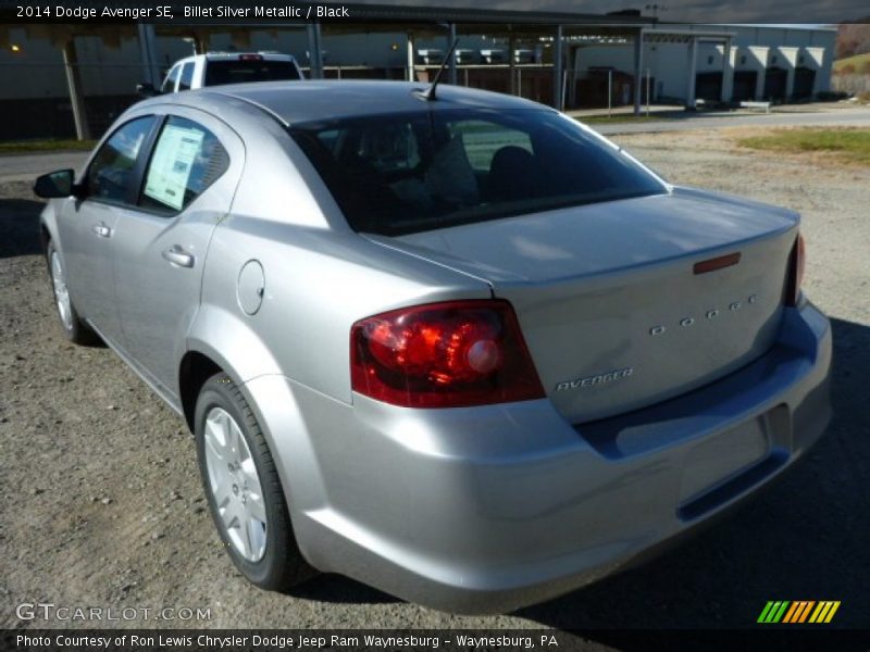 Billet Silver Metallic / Black 2014 Dodge Avenger SE