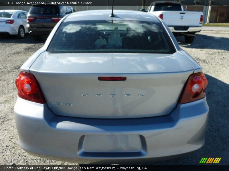 Billet Silver Metallic / Black 2014 Dodge Avenger SE