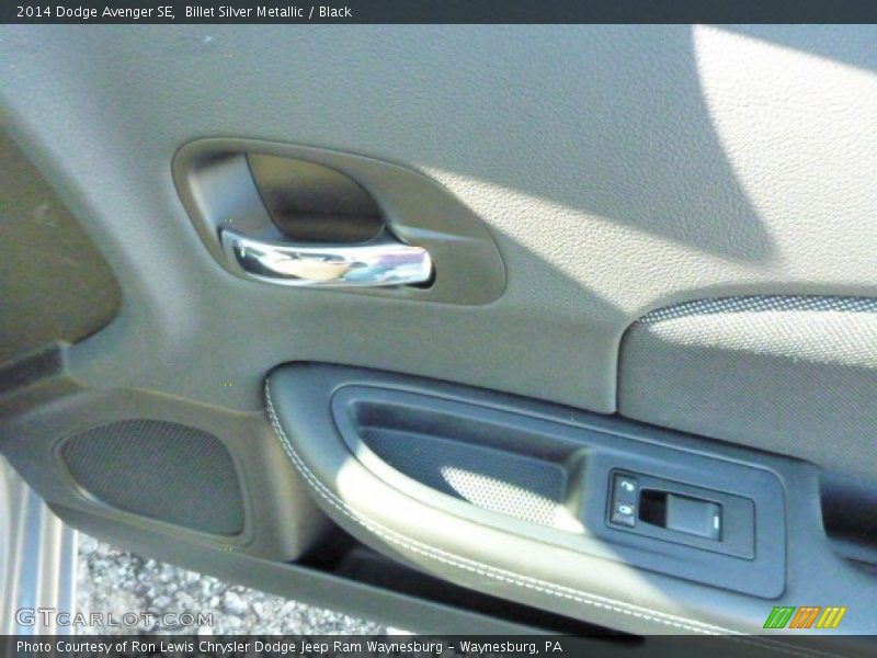 Billet Silver Metallic / Black 2014 Dodge Avenger SE