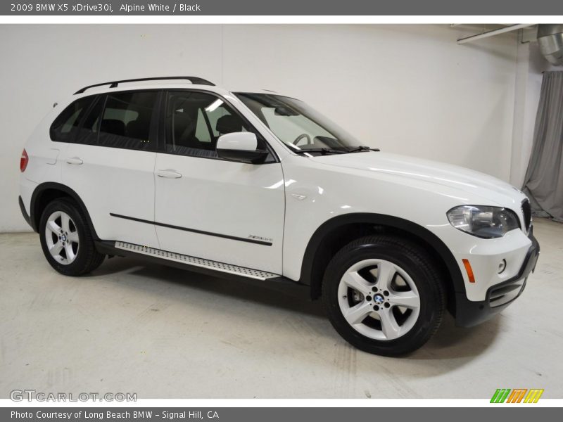 Alpine White / Black 2009 BMW X5 xDrive30i
