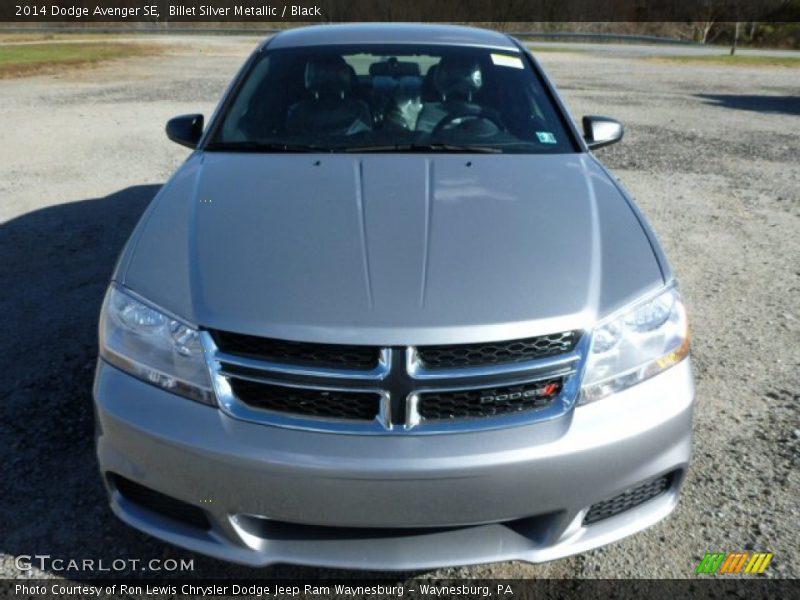 Billet Silver Metallic / Black 2014 Dodge Avenger SE