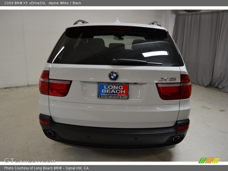 Alpine White / Black 2009 BMW X5 xDrive30i