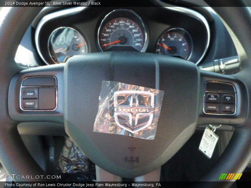 Billet Silver Metallic / Black 2014 Dodge Avenger SE