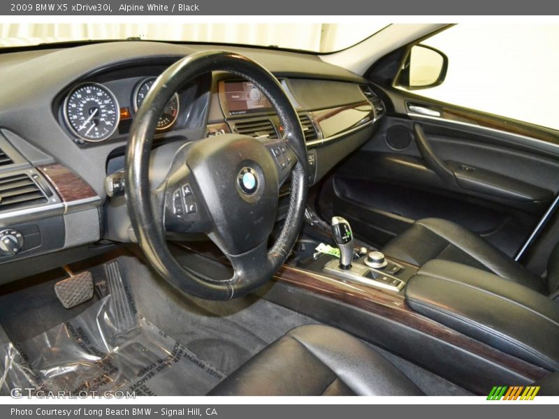 Alpine White / Black 2009 BMW X5 xDrive30i