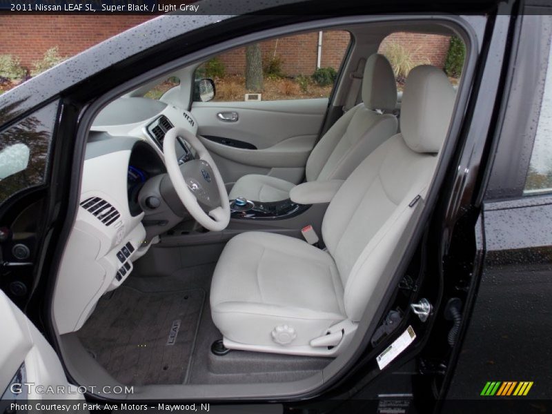  2011 LEAF SL Light Gray Interior