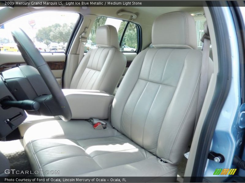 Light Ice Blue Metallic / Medium Light Stone 2009 Mercury Grand Marquis LS