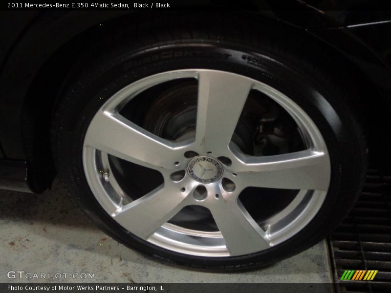 Black / Black 2011 Mercedes-Benz E 350 4Matic Sedan