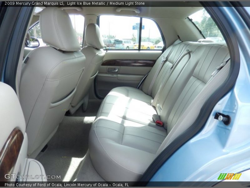 Light Ice Blue Metallic / Medium Light Stone 2009 Mercury Grand Marquis LS