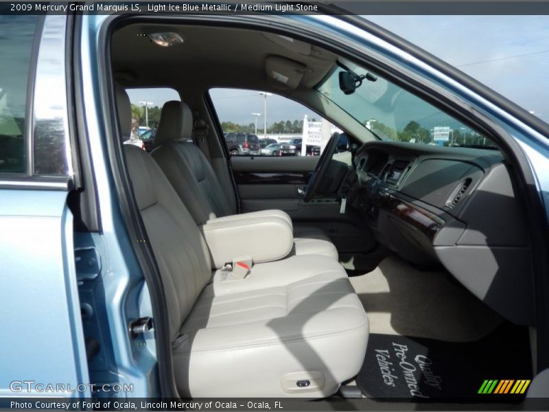 Light Ice Blue Metallic / Medium Light Stone 2009 Mercury Grand Marquis LS