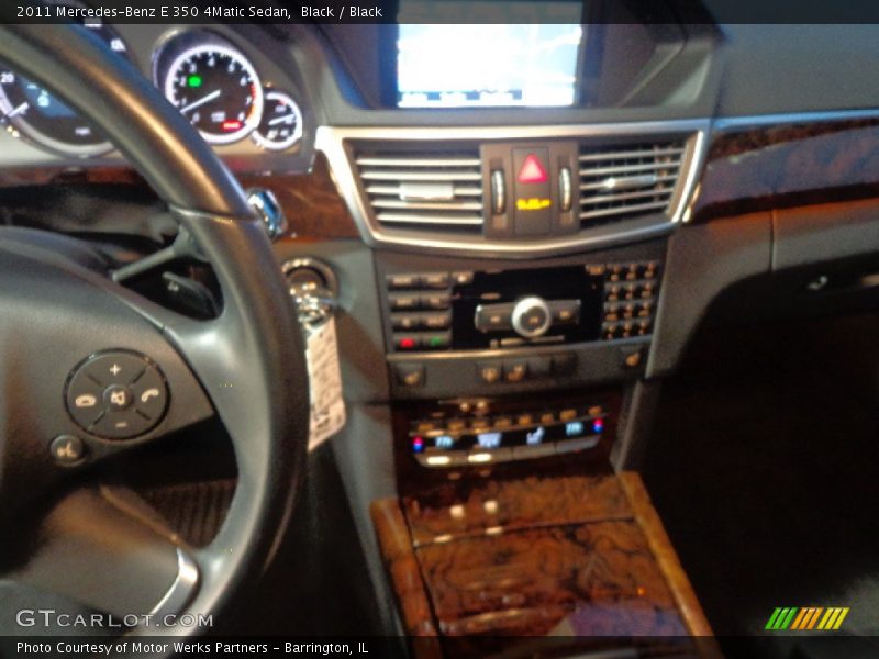 Black / Black 2011 Mercedes-Benz E 350 4Matic Sedan