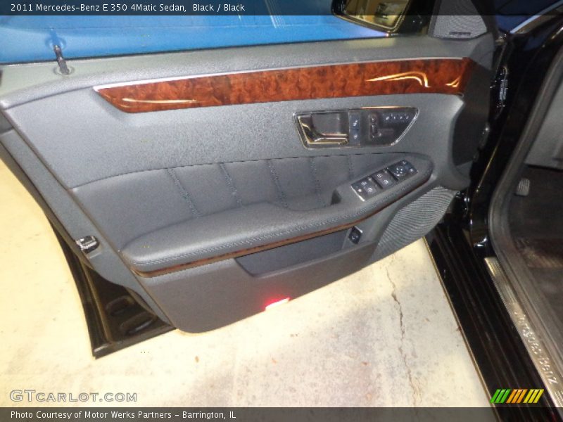 Black / Black 2011 Mercedes-Benz E 350 4Matic Sedan