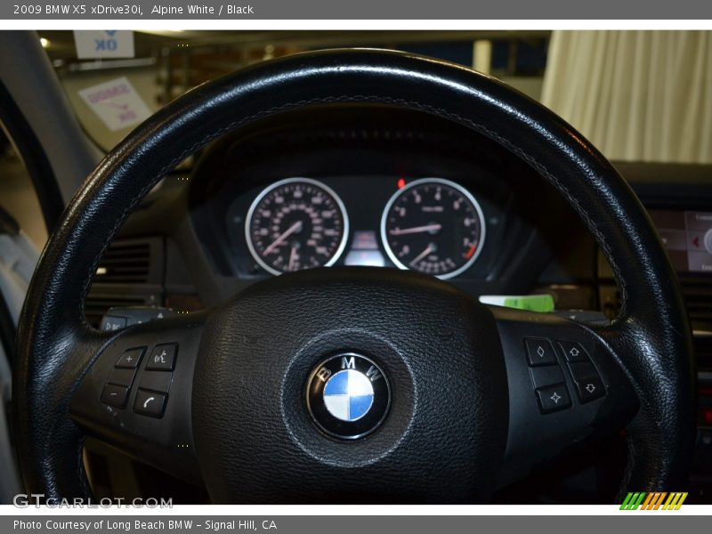 Alpine White / Black 2009 BMW X5 xDrive30i