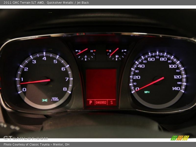 Quicksilver Metallic / Jet Black 2011 GMC Terrain SLT AWD