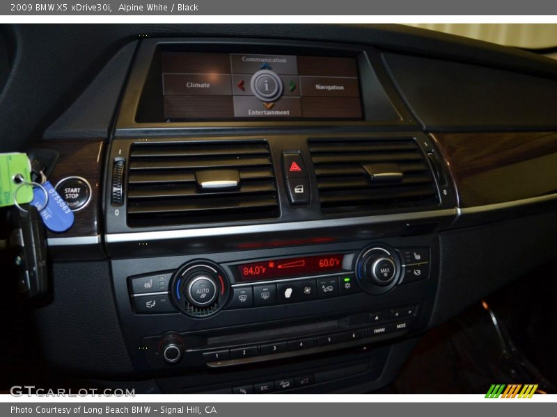 Alpine White / Black 2009 BMW X5 xDrive30i