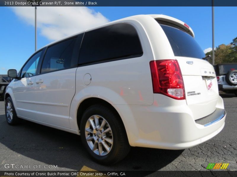 Stone White / Black 2013 Dodge Grand Caravan R/T