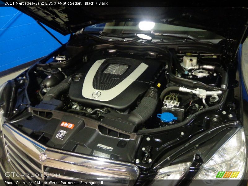 Black / Black 2011 Mercedes-Benz E 350 4Matic Sedan