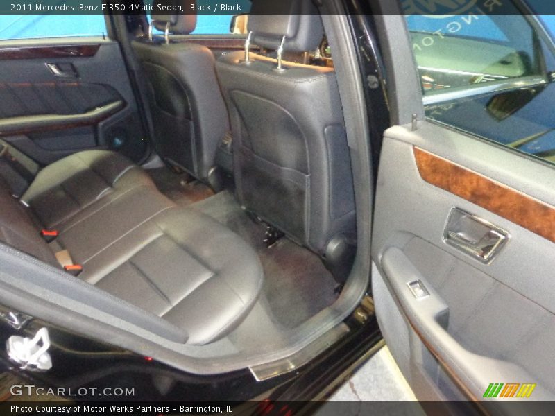 Black / Black 2011 Mercedes-Benz E 350 4Matic Sedan