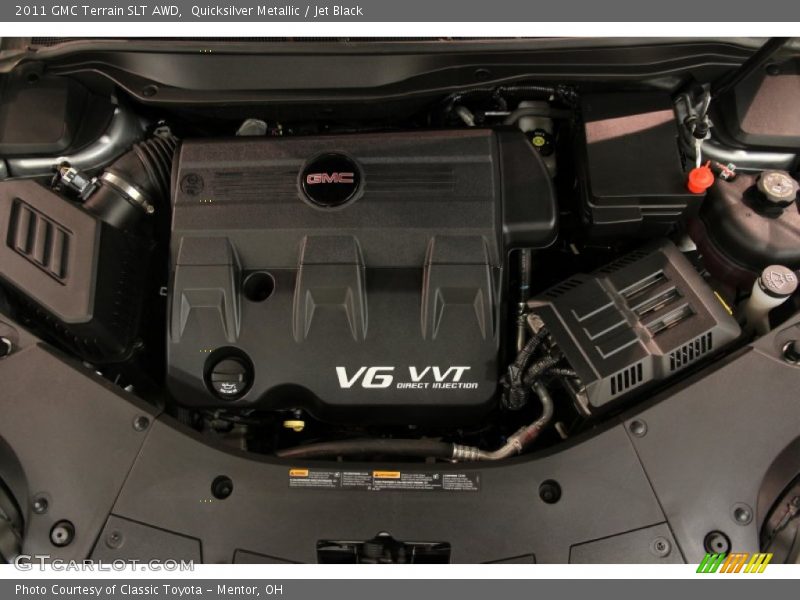 Quicksilver Metallic / Jet Black 2011 GMC Terrain SLT AWD