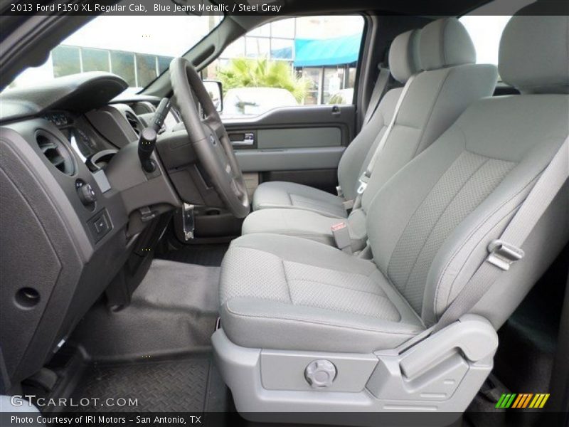  2013 F150 XL Regular Cab Steel Gray Interior