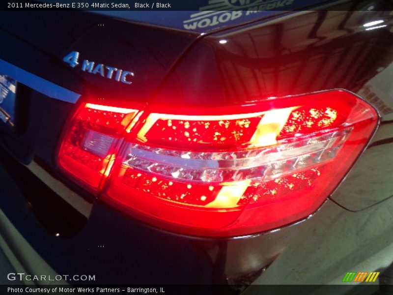 Black / Black 2011 Mercedes-Benz E 350 4Matic Sedan
