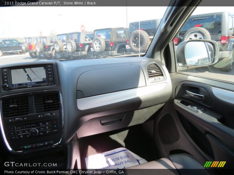 Stone White / Black 2013 Dodge Grand Caravan R/T