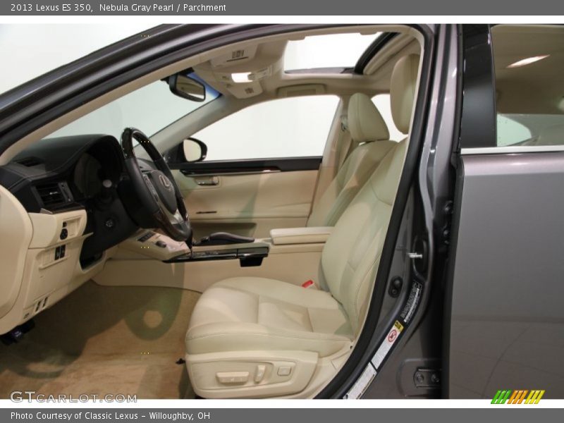 Nebula Gray Pearl / Parchment 2013 Lexus ES 350