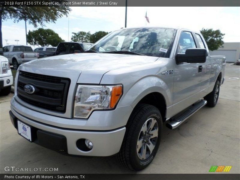 Ingot Silver Metallic / Steel Gray 2013 Ford F150 STX SuperCab