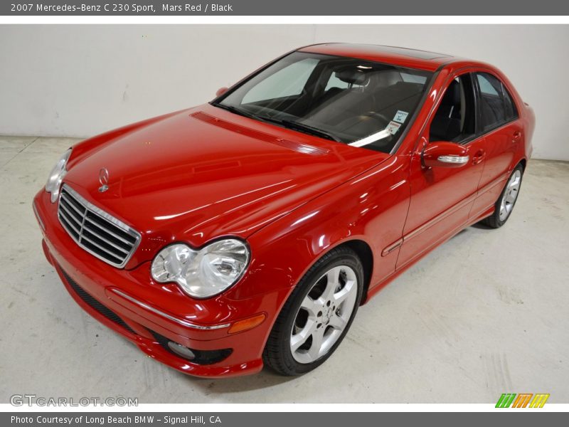 Mars Red / Black 2007 Mercedes-Benz C 230 Sport
