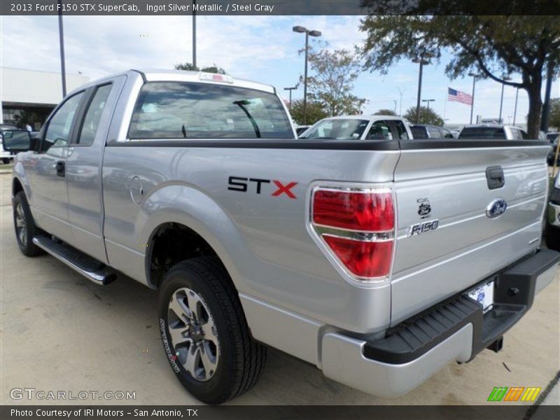 Ingot Silver Metallic / Steel Gray 2013 Ford F150 STX SuperCab