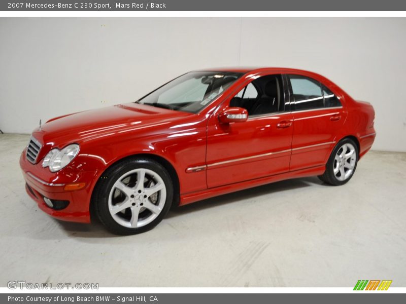 Mars Red / Black 2007 Mercedes-Benz C 230 Sport