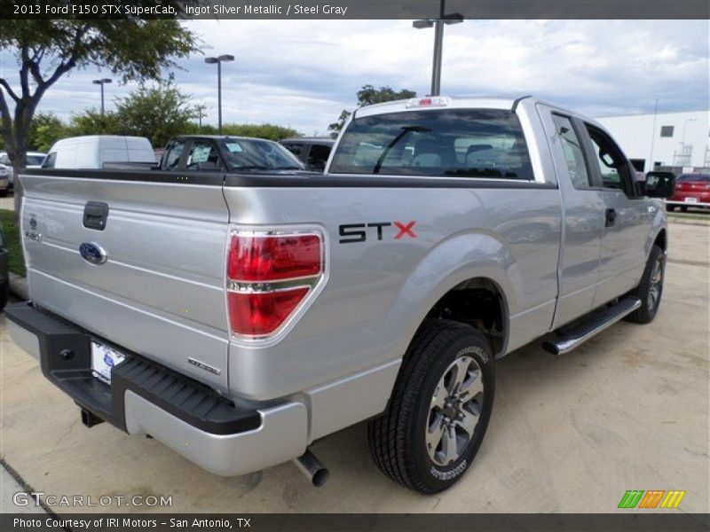Ingot Silver Metallic / Steel Gray 2013 Ford F150 STX SuperCab