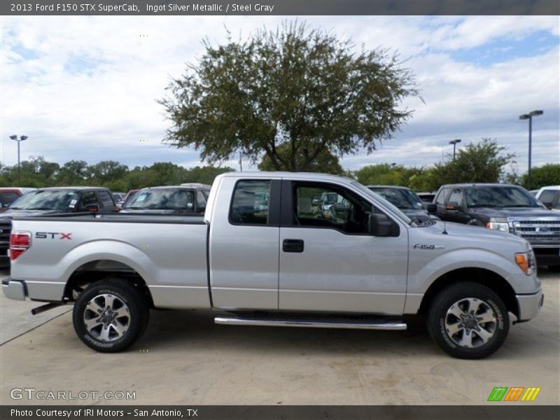 Ingot Silver Metallic / Steel Gray 2013 Ford F150 STX SuperCab