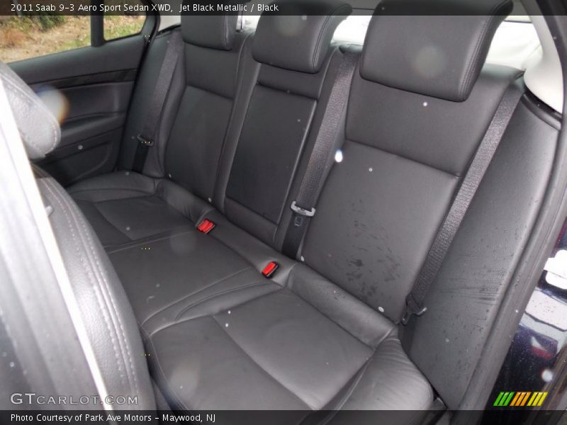 Rear Seat of 2011 9-3 Aero Sport Sedan XWD