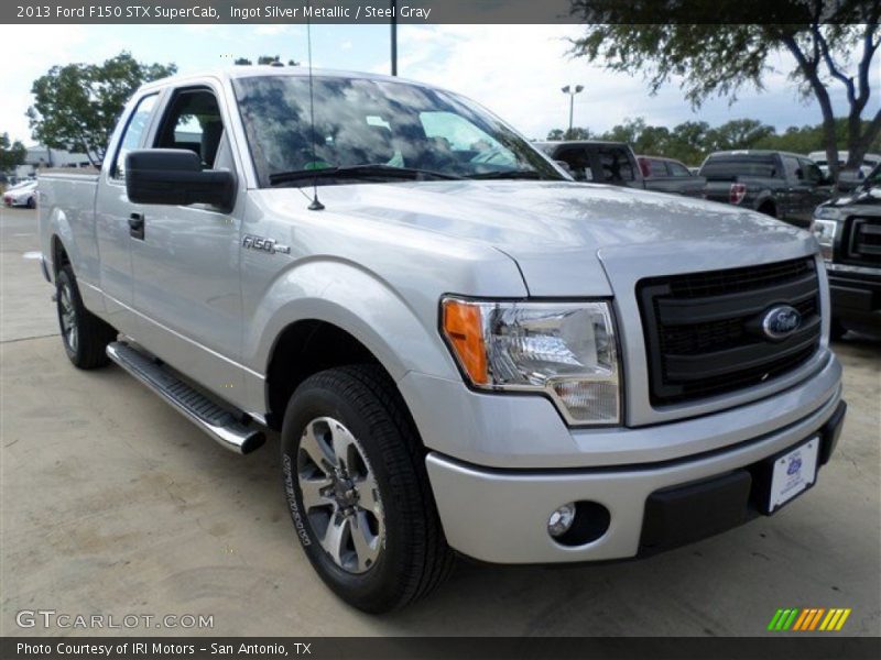 Ingot Silver Metallic / Steel Gray 2013 Ford F150 STX SuperCab