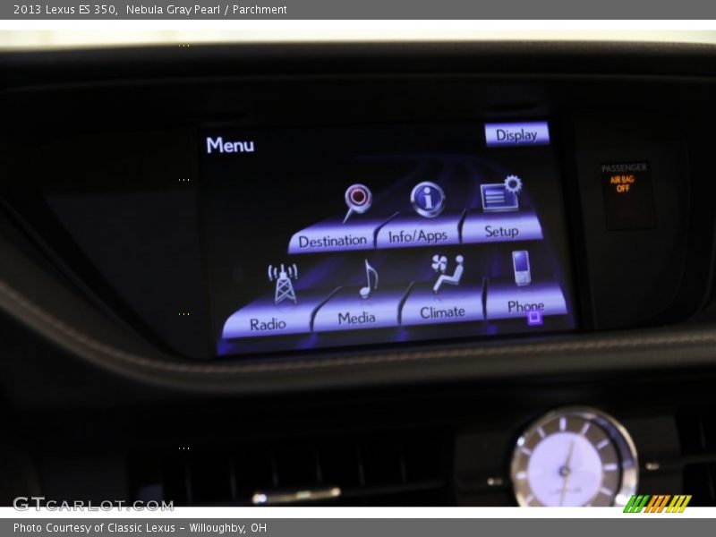 Nebula Gray Pearl / Parchment 2013 Lexus ES 350