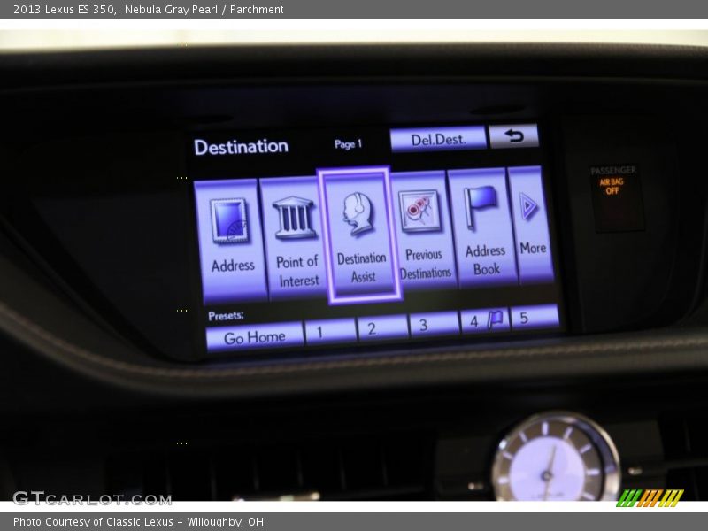 Nebula Gray Pearl / Parchment 2013 Lexus ES 350