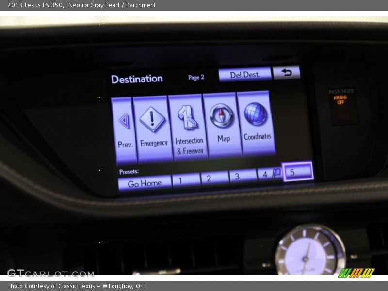 Nebula Gray Pearl / Parchment 2013 Lexus ES 350