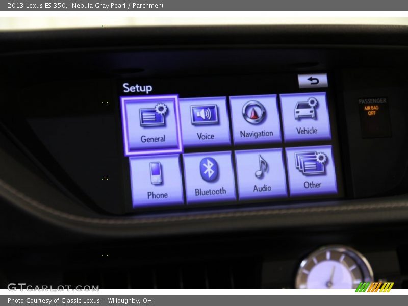Nebula Gray Pearl / Parchment 2013 Lexus ES 350