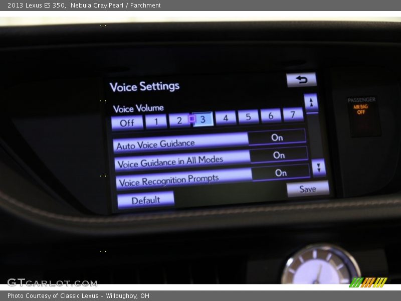 Nebula Gray Pearl / Parchment 2013 Lexus ES 350