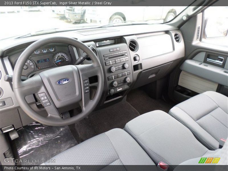 Ingot Silver Metallic / Steel Gray 2013 Ford F150 STX SuperCab